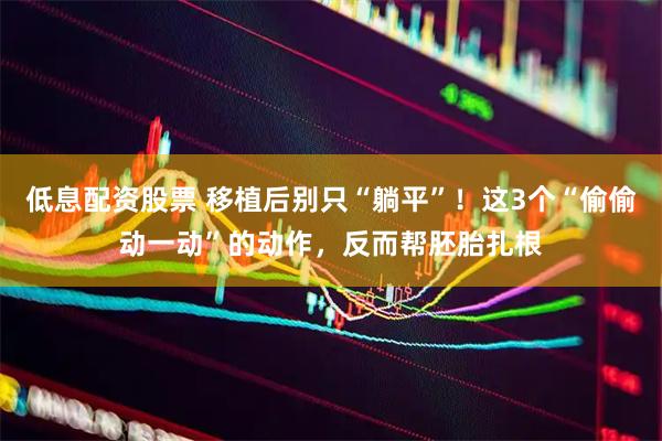 低息配资股票 移植后别只“躺平”！这3个“偷偷动一动”的动作，反而帮胚胎扎根